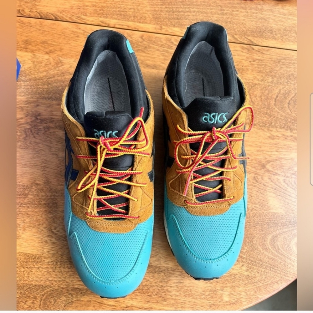 Asics Gel Sneakers - Teal, Brown, Black